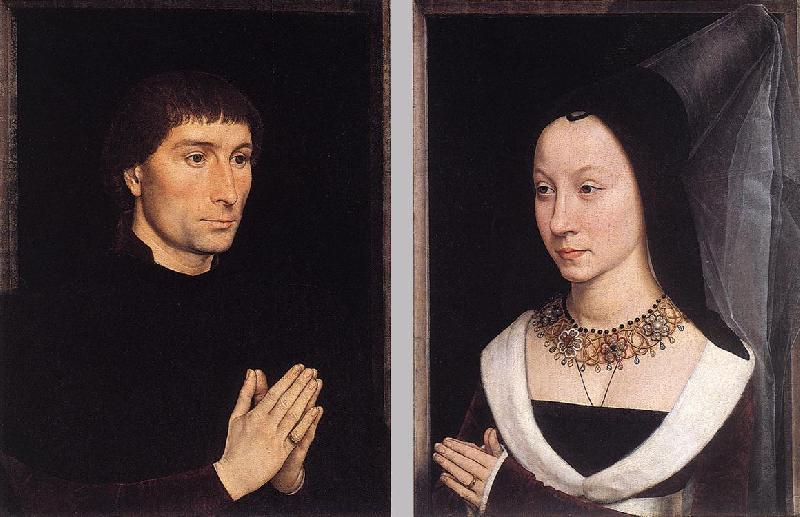 MEMLING, Hans Tommaso Portinari and his Wife wh Germany oil painting art
